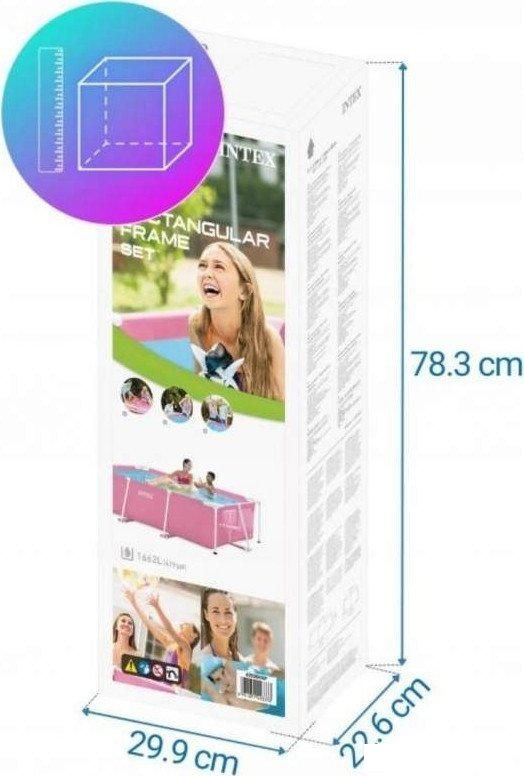 Каркасный бассейн Intex Rectangular Frame 28266 (220x150x60)
