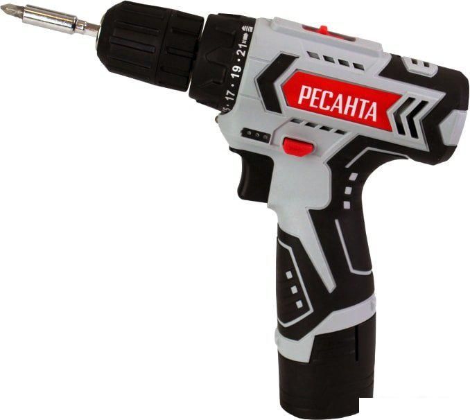 Дрель-шуруповерт Ресанта ДА-12-2Л (с 1-им АКБ)