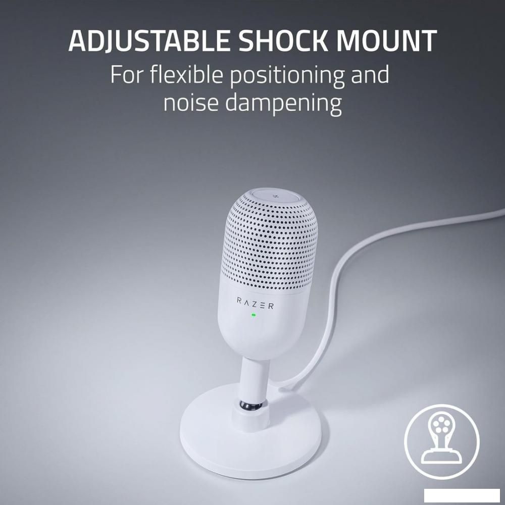 Проводной микрофон Razer Seiren V3 Mini Mercury White