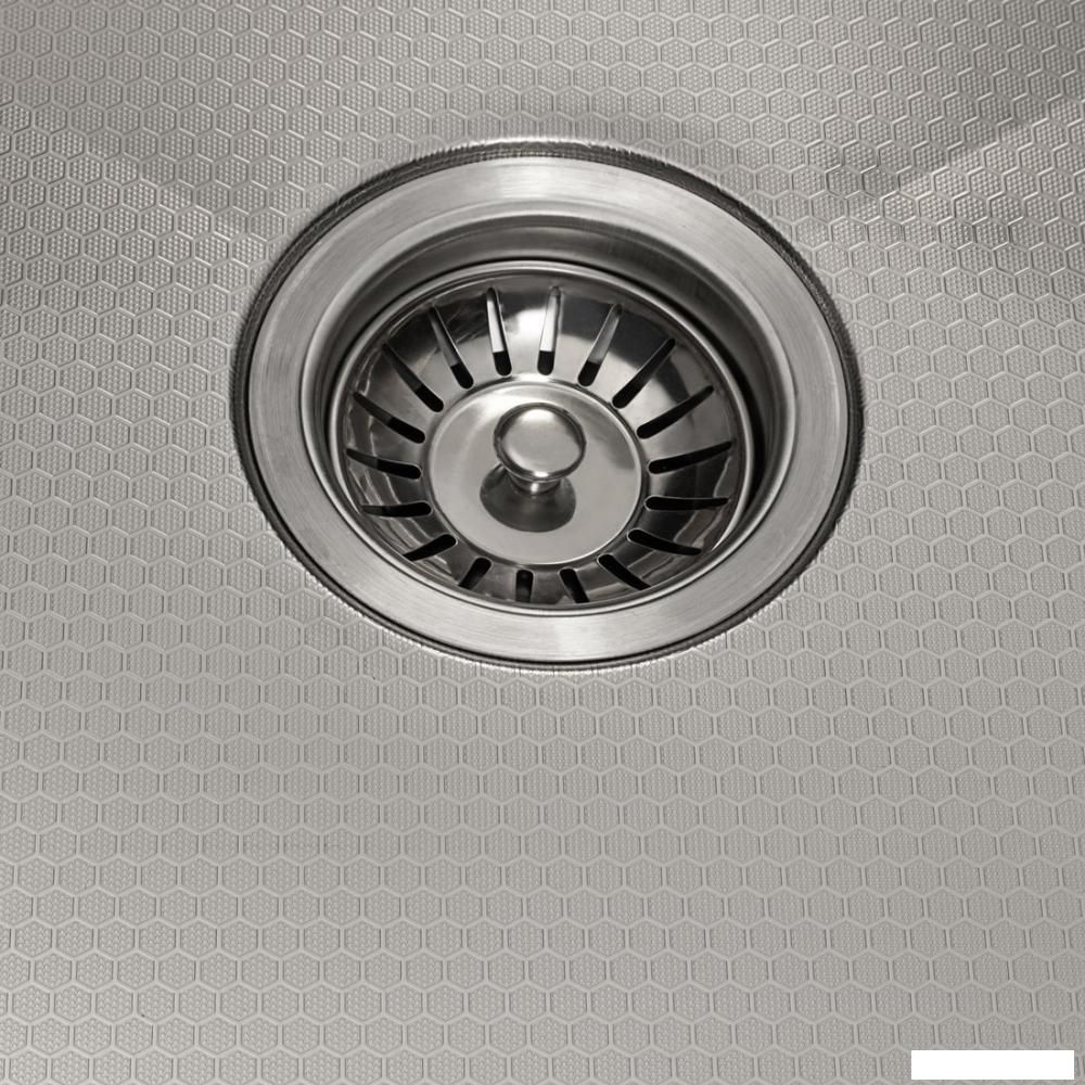 Кухонная мойка Basic CL DS Decor 60x50 (сатин, коландер, дозатор)