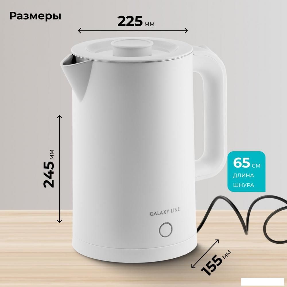 Электрический чайник Galaxy Line GL0362 (белый)