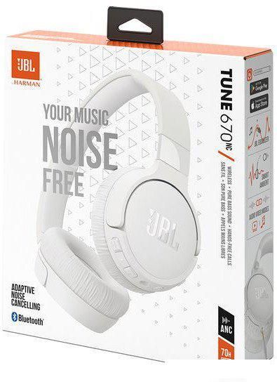 Наушники JBL Tune 670NC (белый)