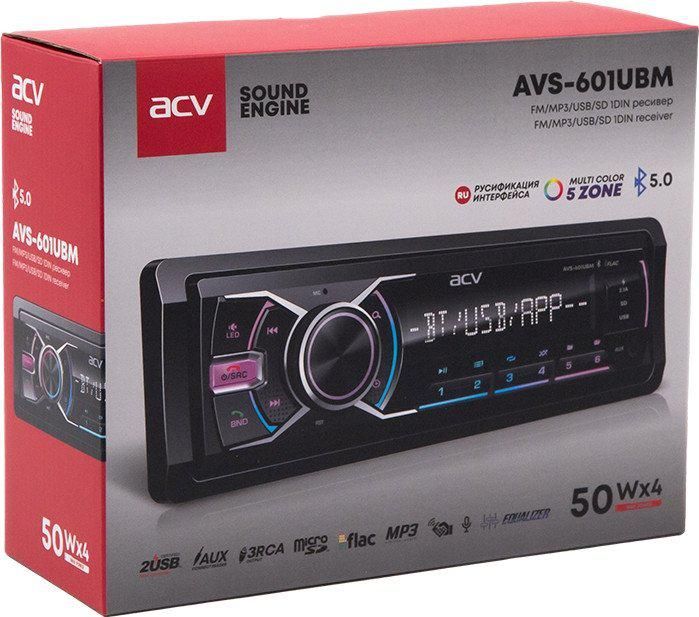 USB-магнитола ACV AVS-601UBM