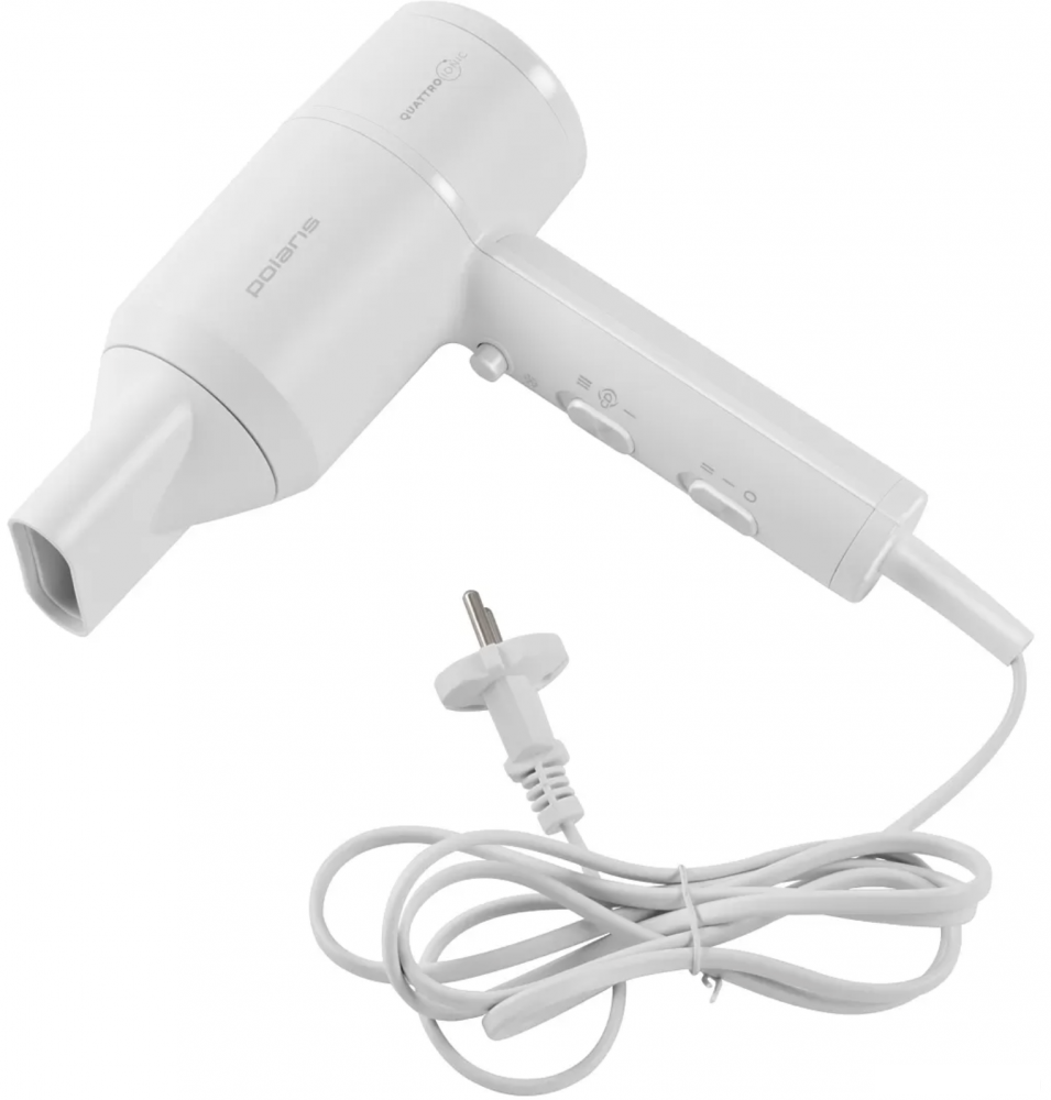 Фен Polaris PHD 2044Ti Quattro Ionic (белый/серый)