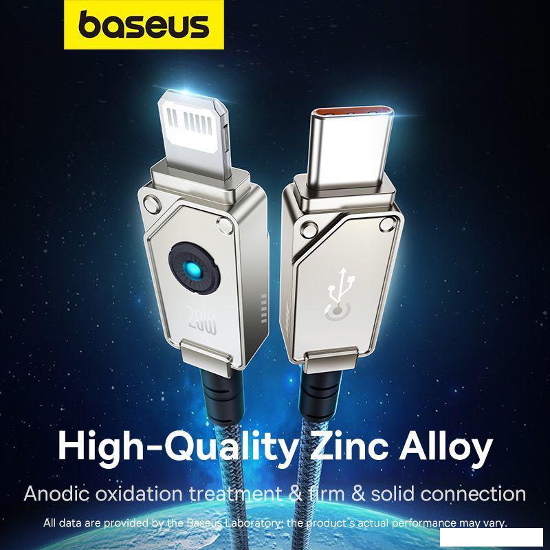 Кабель Baseus Unbreakable Series USB Type-C - Lightning (1 м, белый)