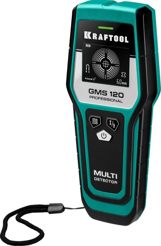 Детектор скрытой проводки KRAFTOOL GMS 120 45298
