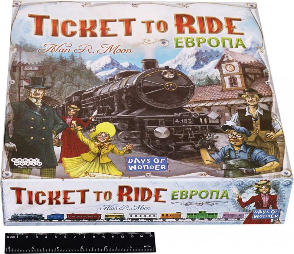 Настольная игра Мир Хобби Ticket to Ride: Европа