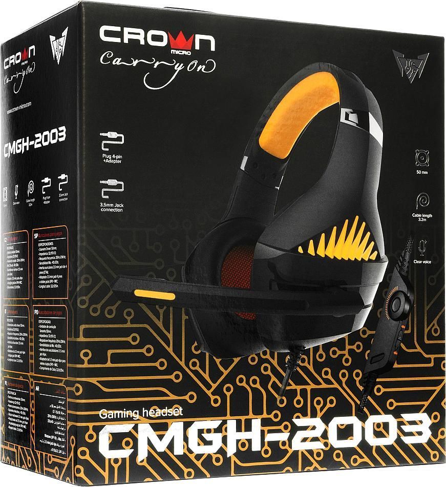 Наушники CrownMicro CMGH-2003