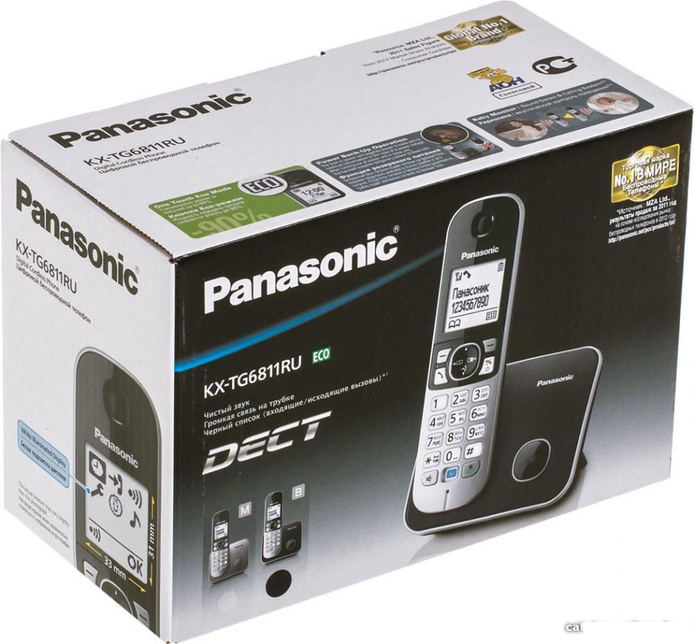 Радиотелефон Panasonic KX-TG6811RUB