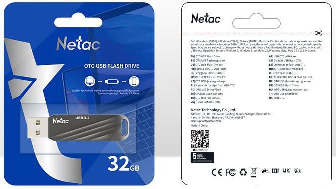 USB Flash Netac US11 32GB NT03US11C-032G-32BK