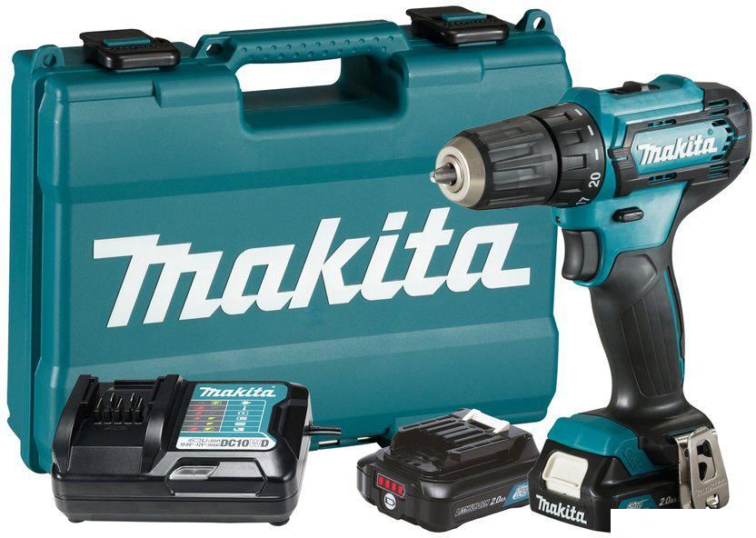 Дрель-шуруповерт Makita DF333DWAE (с 2-мя АКБ, кейс)