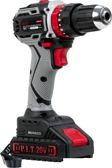 Ударная дрель-шуруповерт P.I.T. PSR18-D4 (с 2-мя АКБ, кейс, набор оснастки)