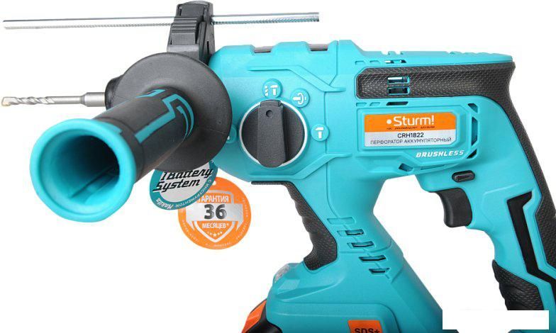 Перфоратор Sturm CRH1822 (с 1-м АКБ, кейс)