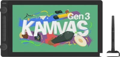 Графический монитор Huion Kamvas 16 Gen 3 GS1563 (черный)