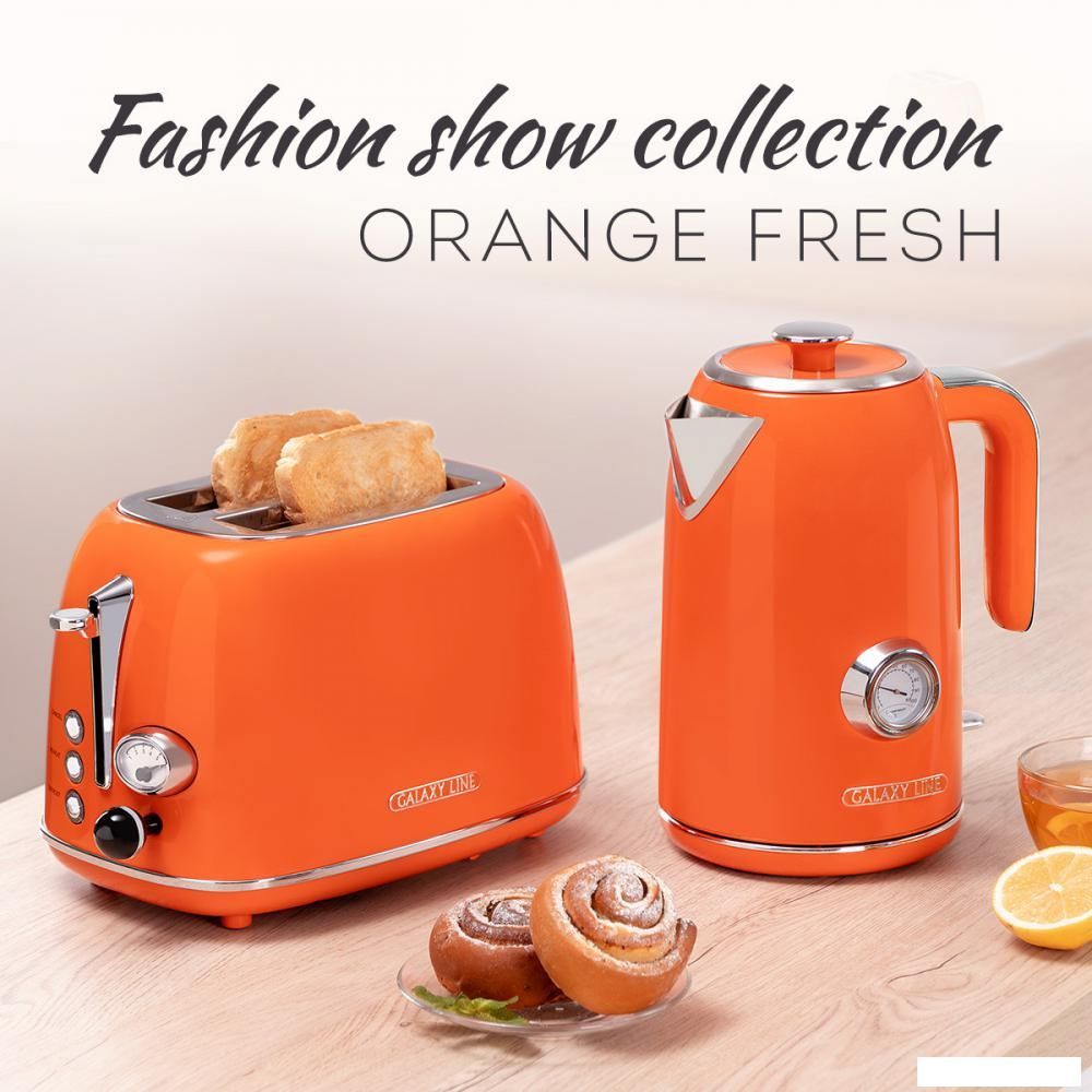 Электрический чайник Galaxy Line GL0351 (апельсиновый фреш)