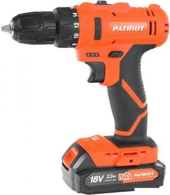 Дрель-шуруповерт Patriot BR 187UES (с 2-мя АКБ, кейс)