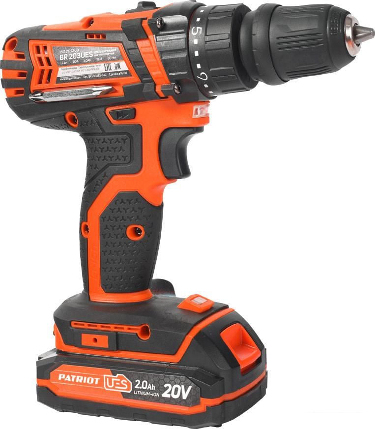 Шуруповерты, гайковерты, электроотвертки Patriot BR 203UES 180201203 (с 2-мя АКБ, кейс)