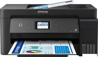 МФУ Epson L14150 (ресурс стартовых контейнеров 7500/6000, чернила 001)